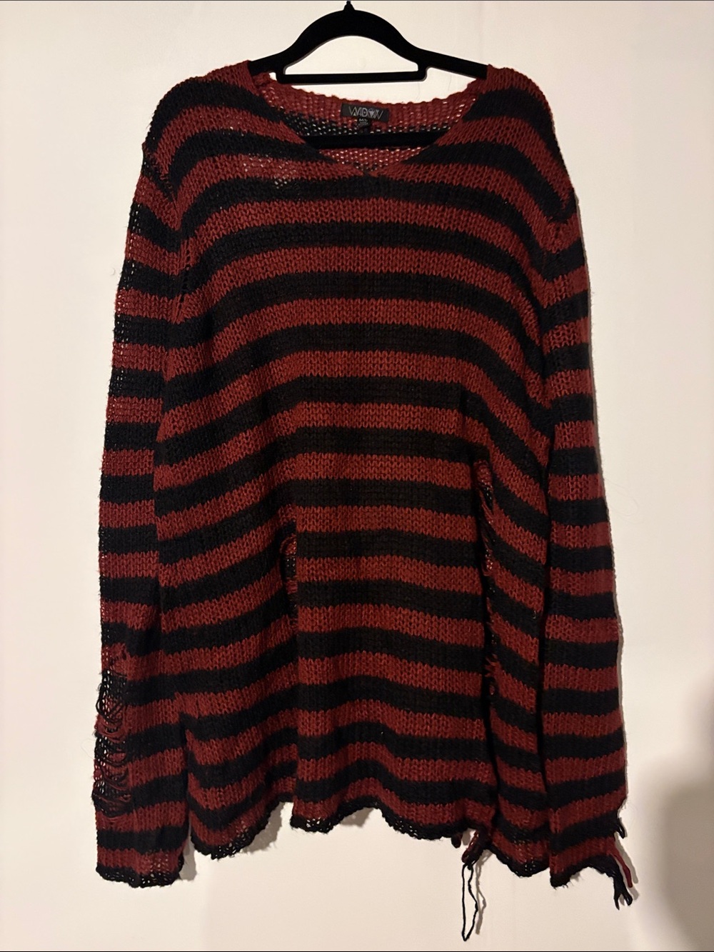 Grunge distressed sweater from Widow